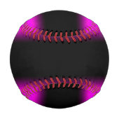Balle De Baseball Pinkish violet brillant et Ombre noir (Dos)