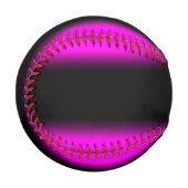 Balle De Baseball Pinkish violet brillant et Ombre noir (Devant Gauche)