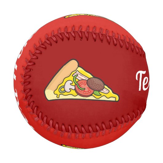 Balle De Baseball Pizza Slice (Dos Droite)