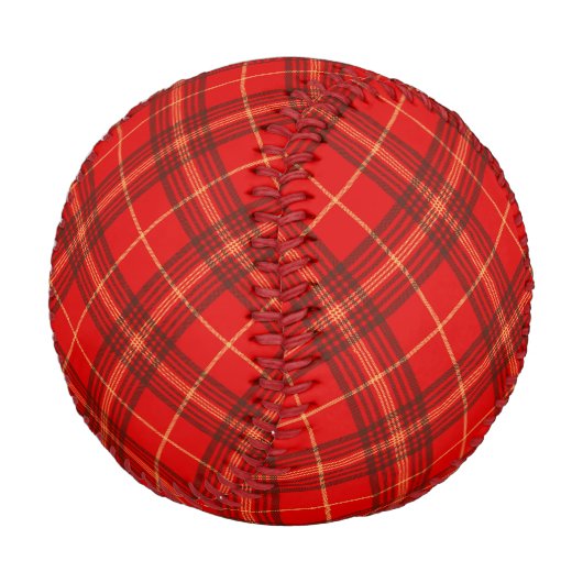 Balle De Baseball Plaid (Angle)