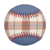 Balle De Baseball Plaid d'Automne (Devant)