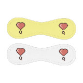 Balle De Baseball Plan noir de la reine du coeur (Panneaux)