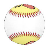 Balle De Baseball Plan noir de la reine du coeur (Dos)