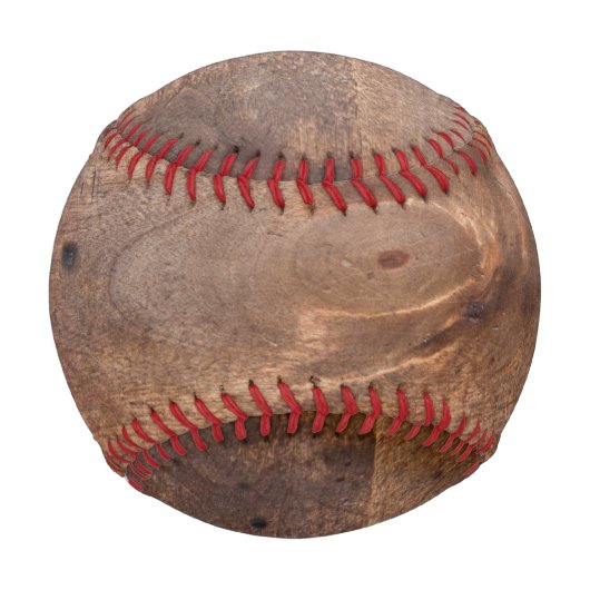 Balle De Baseball Planche de pin (Dos)