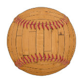 Balle De Baseball Plancher en bois (Dos)