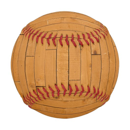 Balle De Baseball Plancher en bois (Devant)