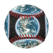 Balle De Baseball Planète Terre de l'espace extra-atmosphérique Astr (Devant)