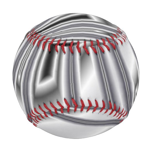 Balle De Baseball Plaque en argent (Dos)