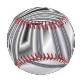 Balle De Baseball Plaque en argent (Devant)