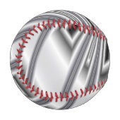Balle De Baseball Plaque en argent (Devant Gauche)