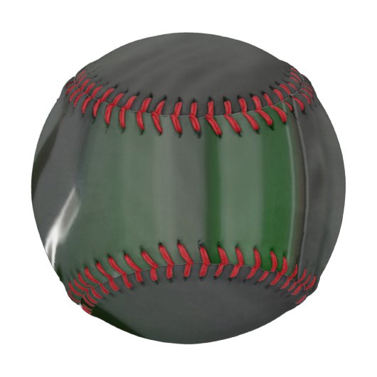 Balle De Baseball plastique noir et vert cool (Devant)