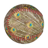 Balle De Baseball Plumes de queue de paon (Devant Gauche)