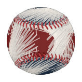 Balle De Baseball Plumes volantes blanches (Dos)