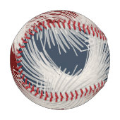 Balle De Baseball Plumes volantes blanches (Devant Gauche)