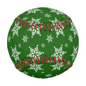 Balle De Baseball Pneus blancs, Vert, Votre nom, Personnaliser (Devant)