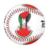 Balle De Baseball Poing de résistance palestinienne sur le symbole d (Devant Gauche)