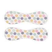 Balle De Baseball point de polka pastel coloré artistique (Panneaux)