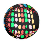 Balle De Baseball Points colorés (Devant Gauche)