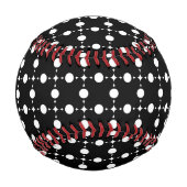 Balle De Baseball Pois blancs, Motif à points Polka, points, pointil (Devant)