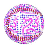 Balle De Baseball pois bleu/rose vif Thunder_Cove (Devant Gauche)