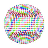 Balle De Baseball pois multicolores Thunder_Cove (Dos)