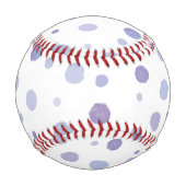 Balle De Baseball pois peints à la main (Dos)