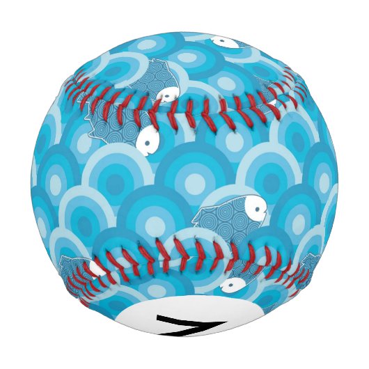 Balle De Baseball Poisson monographique (Dos)