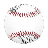 Balle De Baseball police, musique, monochrome, cercle, motif, monoch (Dos)