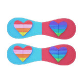 Balle De Baseball Pop Art Love Twin Rainbow Hearts (Panneaux)
