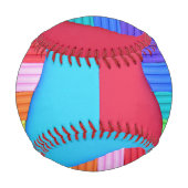 Balle De Baseball Pop Art Love Twin Rainbow Hearts (Dos)
