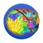 Balle De Baseball Pop Art Nature Baseball (Devant Gauche)