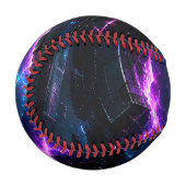 Balle De Baseball Portail Fracturé de Singularité Néon (Devant Gauche)