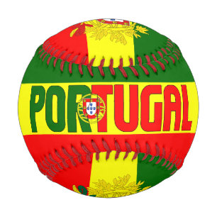 Balle De Baseball Portugal Drapeau et blason Patriotique