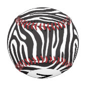 Balle De Baseball Poster de animal monogramme (Dos)