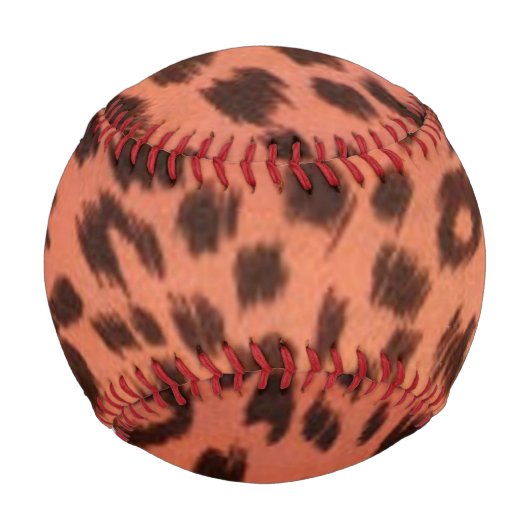 BALLE DE BASEBALL POSTER DE ANIMAL ROSE (Devant)