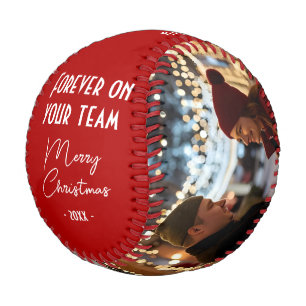 Balle De Baseball Pour toujours dans votre équipe Joyeux Noël 2 Phot