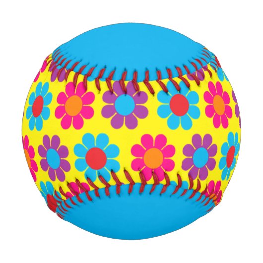 Balle De Baseball Pouvoir des Fleurs (Devant)
