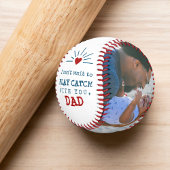 Balle De Baseball Premier Noël pour papa de Baby Photo