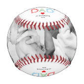 Balle De Baseball Première Fête des pères de baseball (Devant)