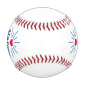 Balle De Baseball Première Fête des pères Jouer Plat Catch (Dos)