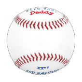 Balle De Baseball Première Fête des pères Jouer Plat Catch (Devant)