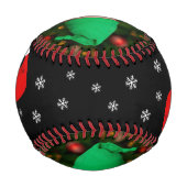 Balle De Baseball Première photo de Noël du Père Noël (Dos)