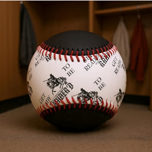 Balle De Baseball Préparez-vous à être Raider'd Baseball