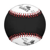 Balle De Baseball Préparez-vous à être Raider'd Baseball (Dos)