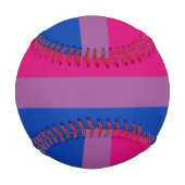 Balle De Baseball Pride bisexuelle (Bi Drapeau) (Dos)