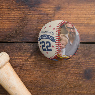 Balle De Baseball Promu à Abuelito Nouveau grand-père photo