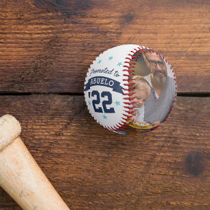 Balle De Baseball Promu à Abuelo   Nouveau grand-père photo
