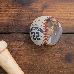 Balle De Baseball Promu à Grampa Nouveau grand-père photo