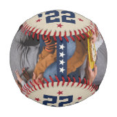 Balle De Baseball Promu à grand-père | Nouveau grand-père Photo Base (Devant)