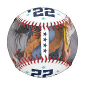 Balle De Baseball Promu à Papa | Nouveau grand-père photo (Devant)